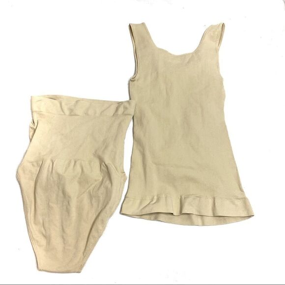 Preggers nude maternity support tank and brief set size M - Picture 12 of 15